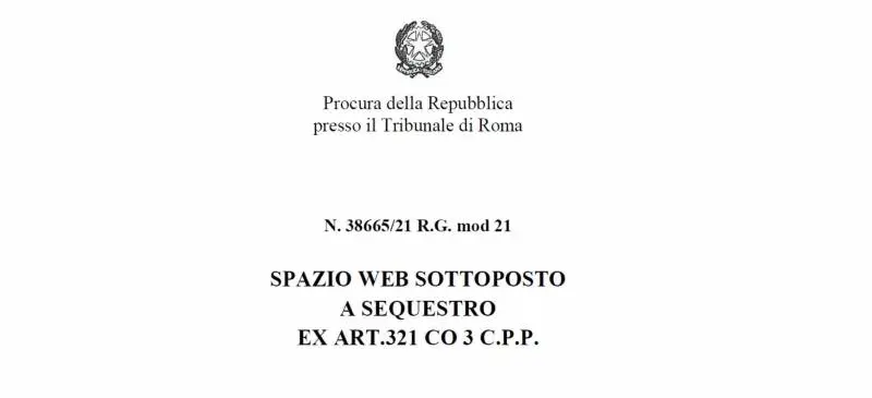 Screen sito Forza Nuova
