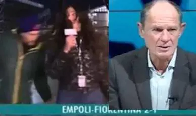 Disse "non te la prendere" alla reporter molestata. Sospeso dalla tv ma non ci sta