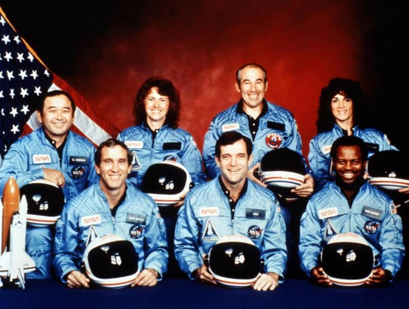 L'equipaggio del Challenger