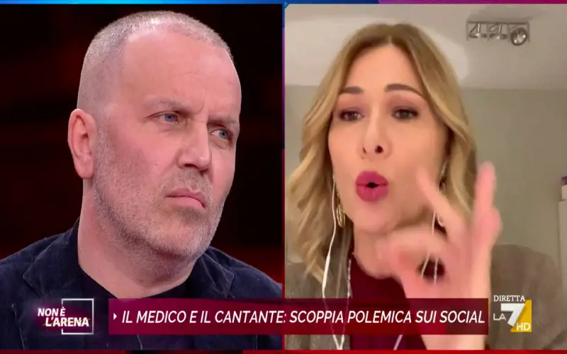 "Muoiono bambini", "Fesserie". Scontro in diretta a Non è l'arena