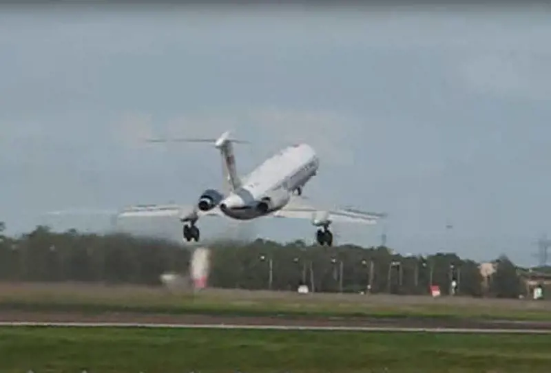 Un Tu-134A simile a quello dello schianto