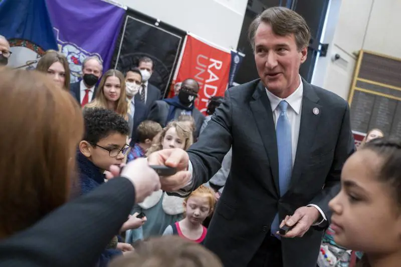 Il governatore della Virginia Glenn Youngkin