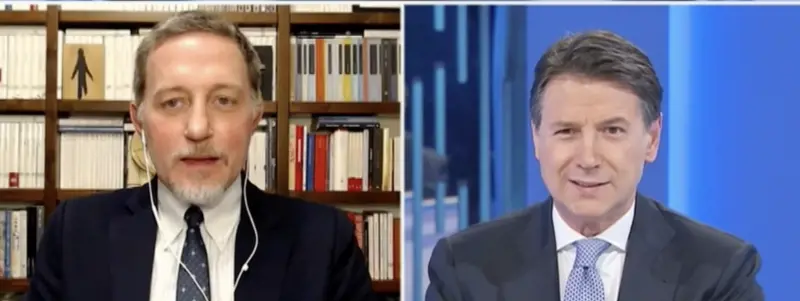 "Presidente...". E cala il gelo su Conte in tv