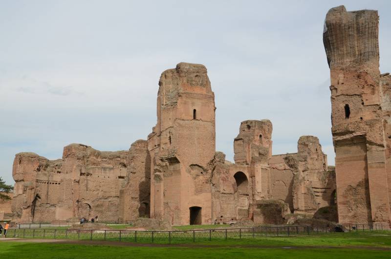 Terme di Caracalla, Antica Roma