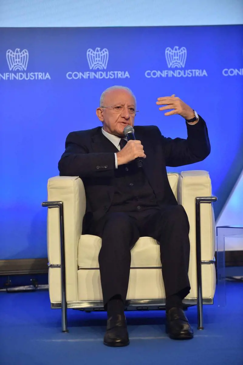 Il governatore della Campania Vincenzo De Luca