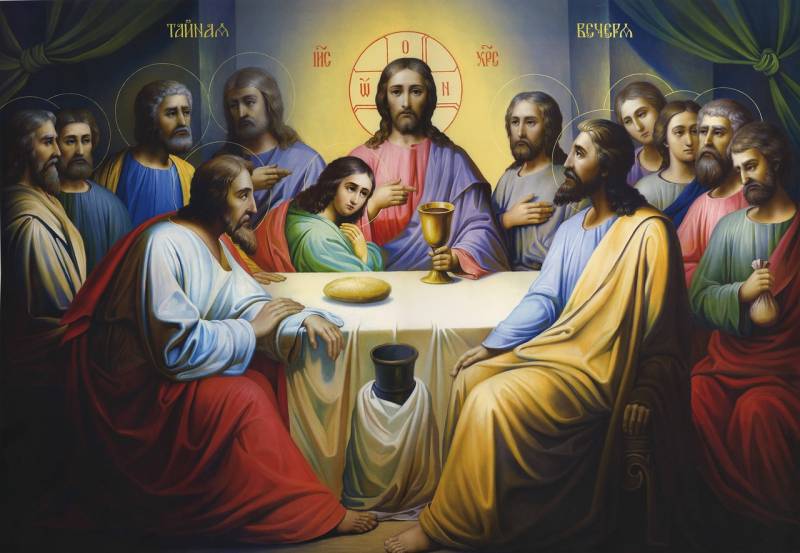 Sacro Graal, ultima cena Gesù e Apostoli