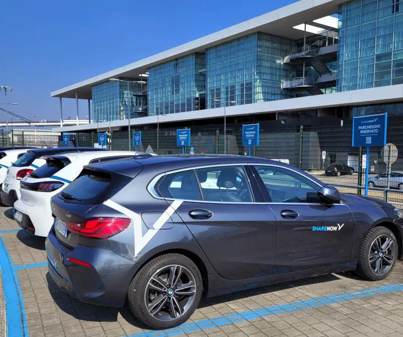 Il car sharing Share Now sbarca a Malpensa