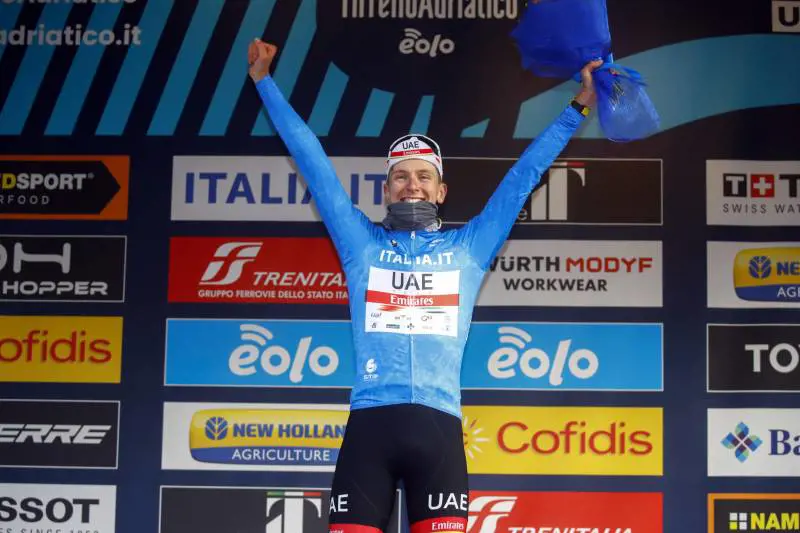 Il cannibale Pogacar si prende la Tirreno