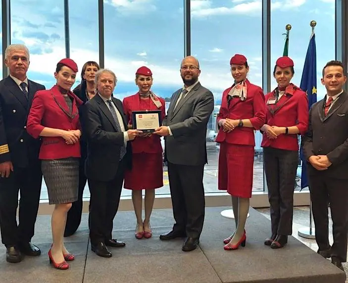 Turkish Airlines, a Malpensa festa per i 50 anni di voli a Milano