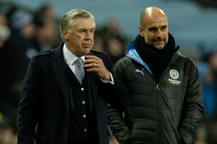 Carletto Ancelotti e Pep Guardiola