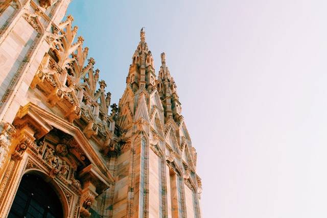 Duomo di Milano scorcio