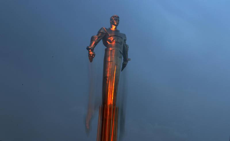 Un monumento a Gagarin a Mosca