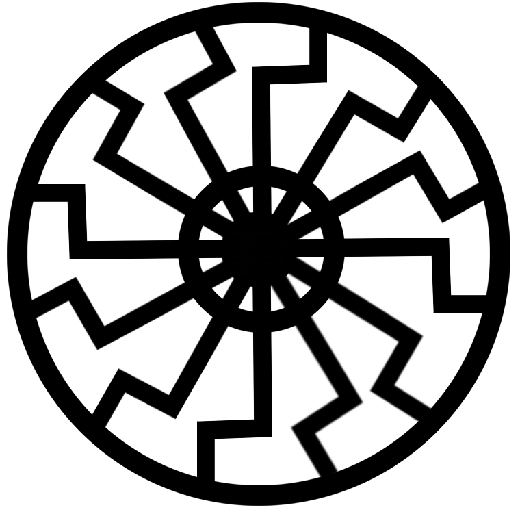 Il Sole nero, uno dei simboli maggiormente usati dalle SS