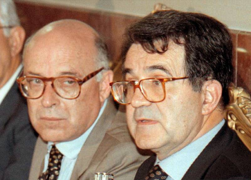 Antonio La Forgia con Romano Prodi