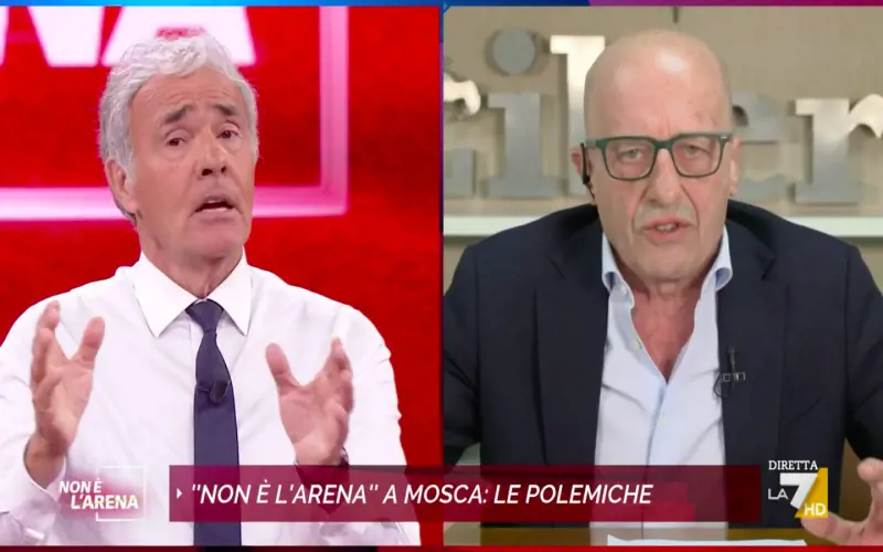 "Non è una cretina", "A me lo sembra". Scontro Giletti-Sallusti