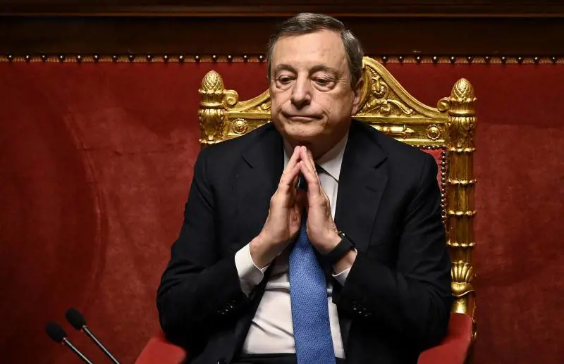 Il premier Mario Draghi
