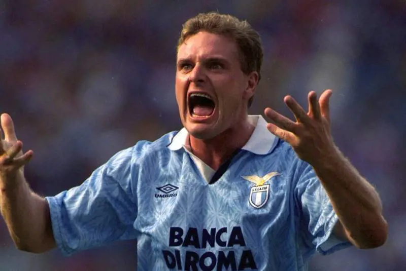 Gazza alla Lazio: tra luci e pazzie