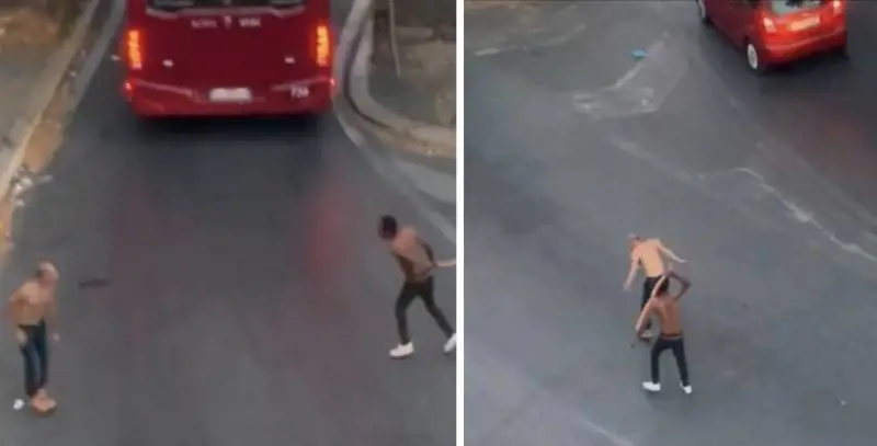 Rissa tra stranieri a Termini: scene di ordinario degrado a Roma