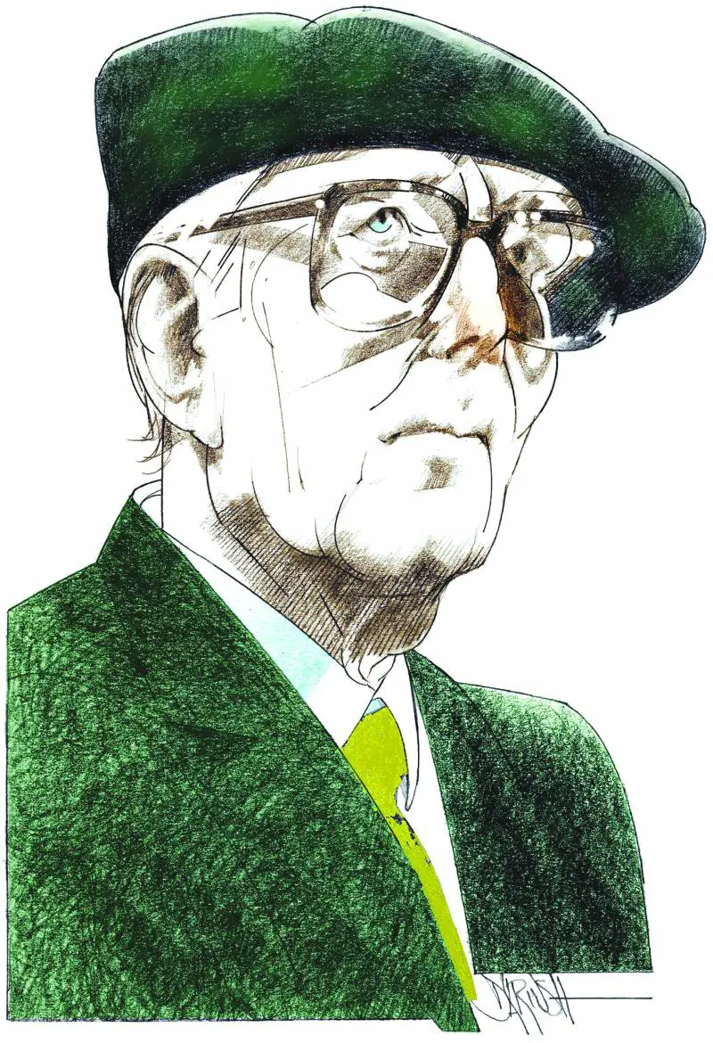 Giuseppe Prezzolini (ritratto di Dariush Radpour)