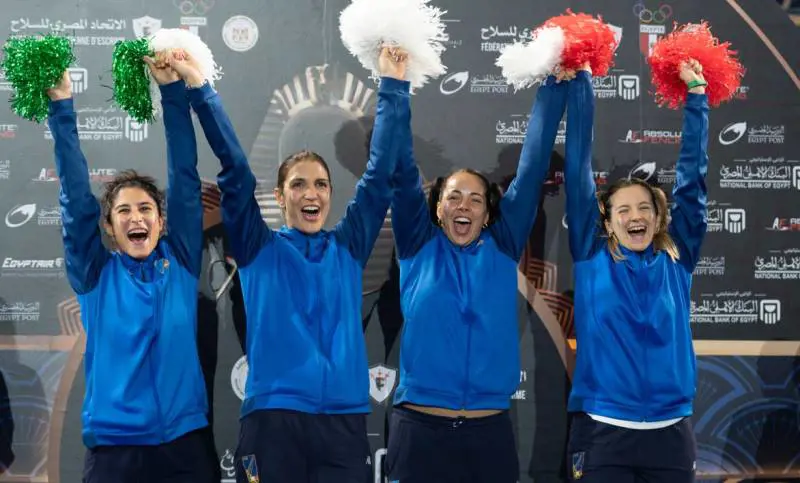 Mondiali di scherma, oro nel fioretto femminile a squadre, argento nella spada maschile