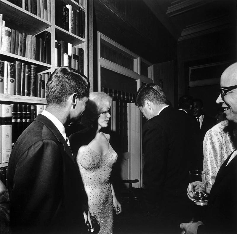 Marilyn Monroe con i Kennedy