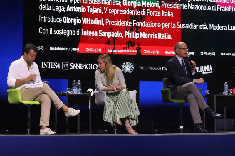 Gas, scuola, reddito di cittadinanza: scintille tra i leader al meeting di Rimini