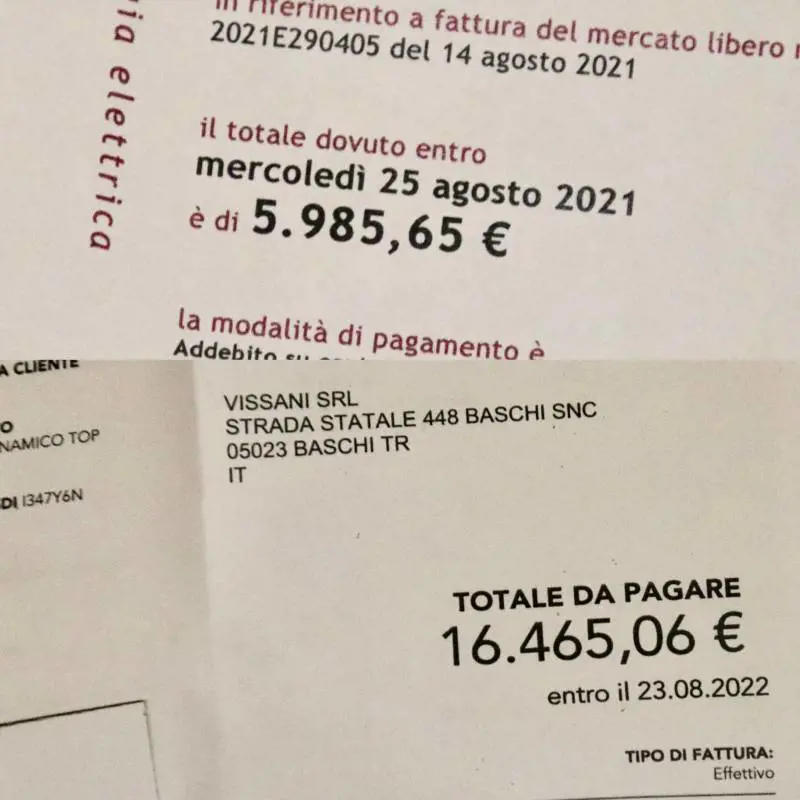 Prezzo energia: "Presunti ribassi. Sono ancora il doppio del pre-Covid"