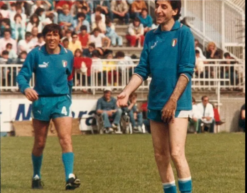 Franco Battiato alla Partita del Cuore