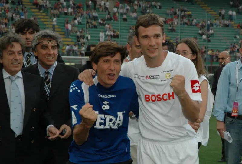 La Partita del Cuore, Morandi e Shevchenko