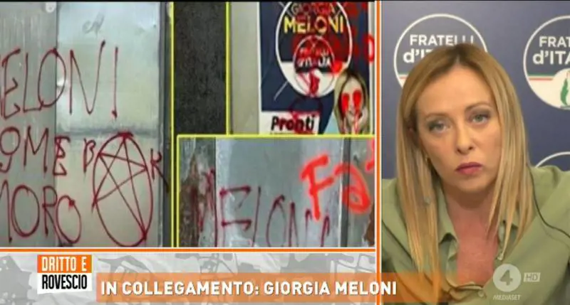 "Solo insulti e toni violenti, sono estremisti". La Meloni asfalta la sinistra