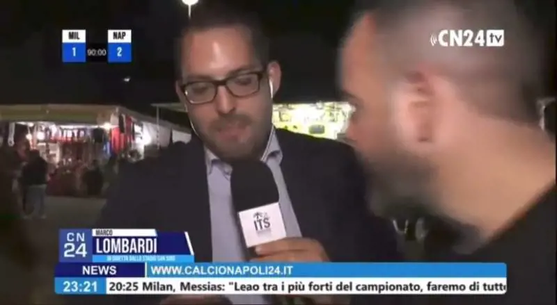 "Terrone di m...". Cosa è successo al giornalista napoletano a fine partita