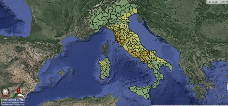 mappa rischi - protezionecivile.gov.it