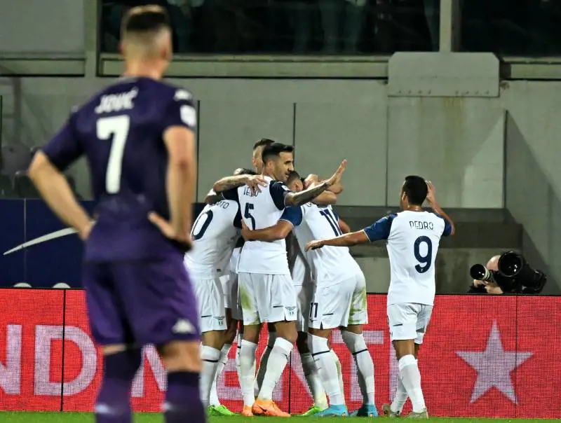 Lazio, un poker da Champions manda in crisi la Viola spuntata
