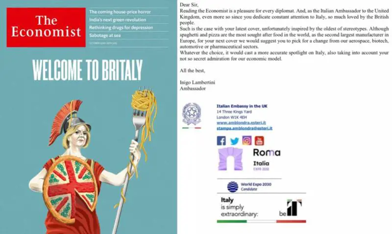 "Solo vecchi stereotipi". Così l'ambasciatore italiano a Londra asfalta l'Economist