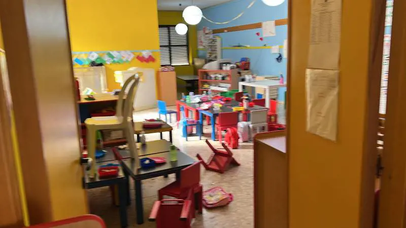 Cinghiali irrompono nell'asilo, paura per i bimbi salvati dalla maestra