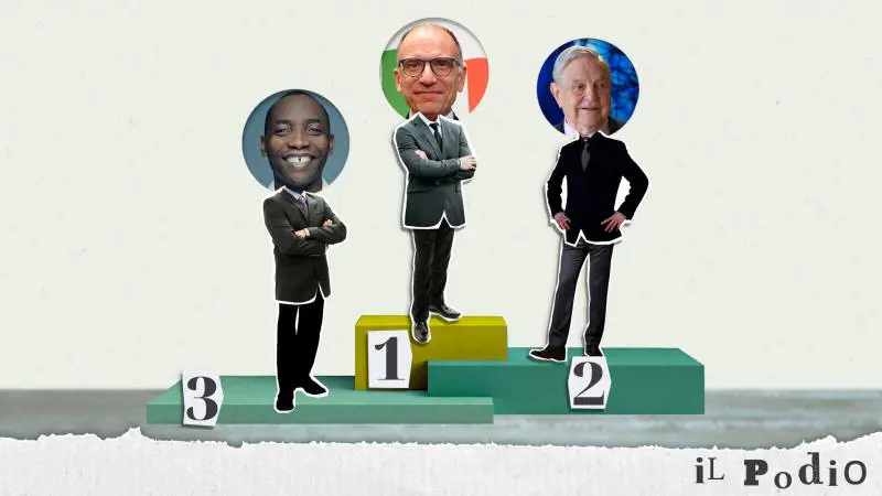 Il dottor Soumahoro, i soldi di Soros, techno-Letta: il podio dei peggiori