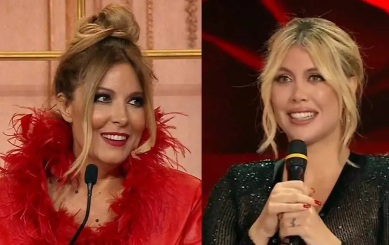 Lucarelli contro Wanda per una foto sui social