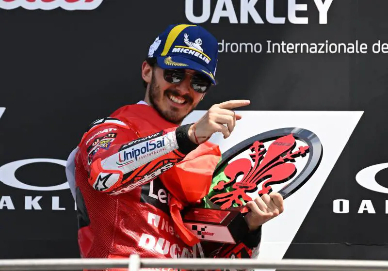 Bagnaia-Ducati, doppietta italiana 50 anni dopo Agostini