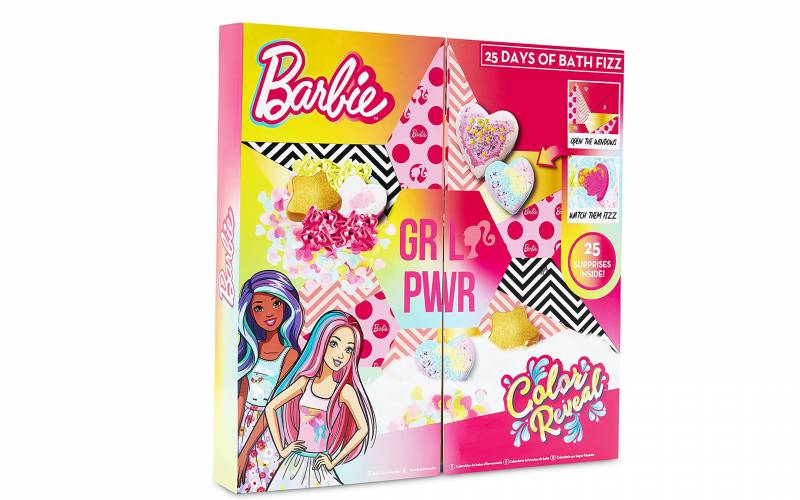 Calendario dell'avvento Barbie con bombe da bagno