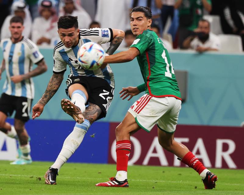 Fernandez gol Argentina Messico