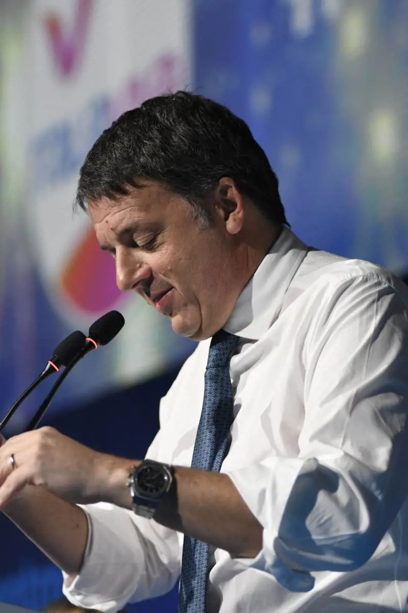 Il leader di Italia viva Matteo Renzi