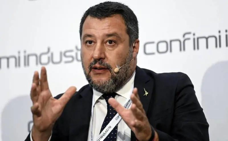 Il ministro delle Infrastrutture Matteo Salvini
