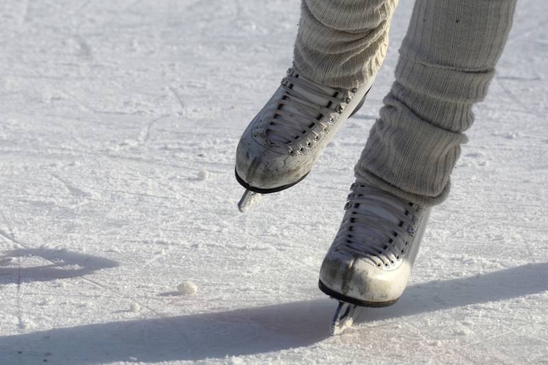 Pista di pattinaggio sul ghiaccio