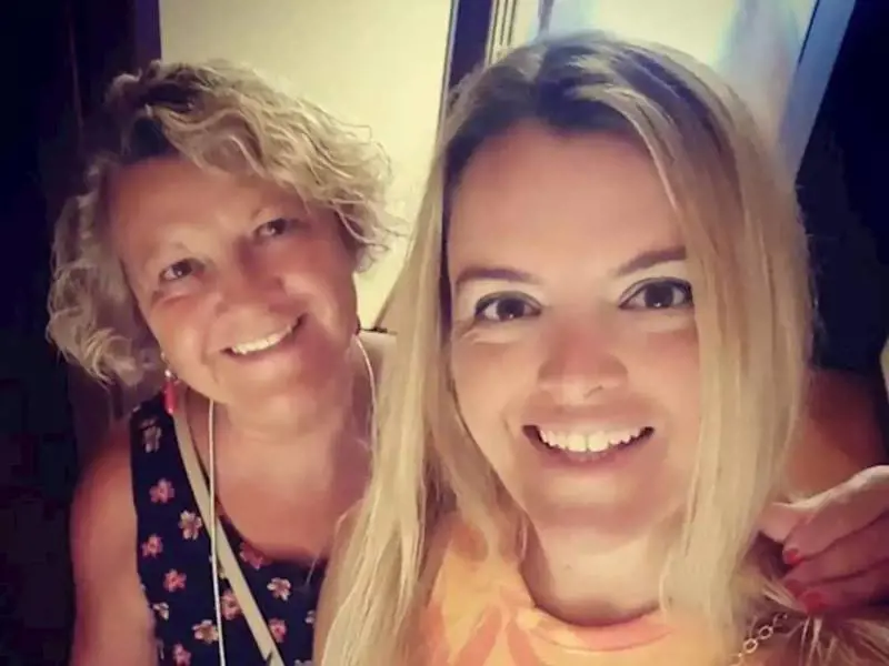 Maria Dolores Colleoni e Silvia Panzeri in una foto postata su Facebook dalla seconda