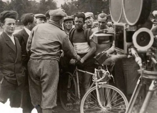 Learco al termine di una corsa