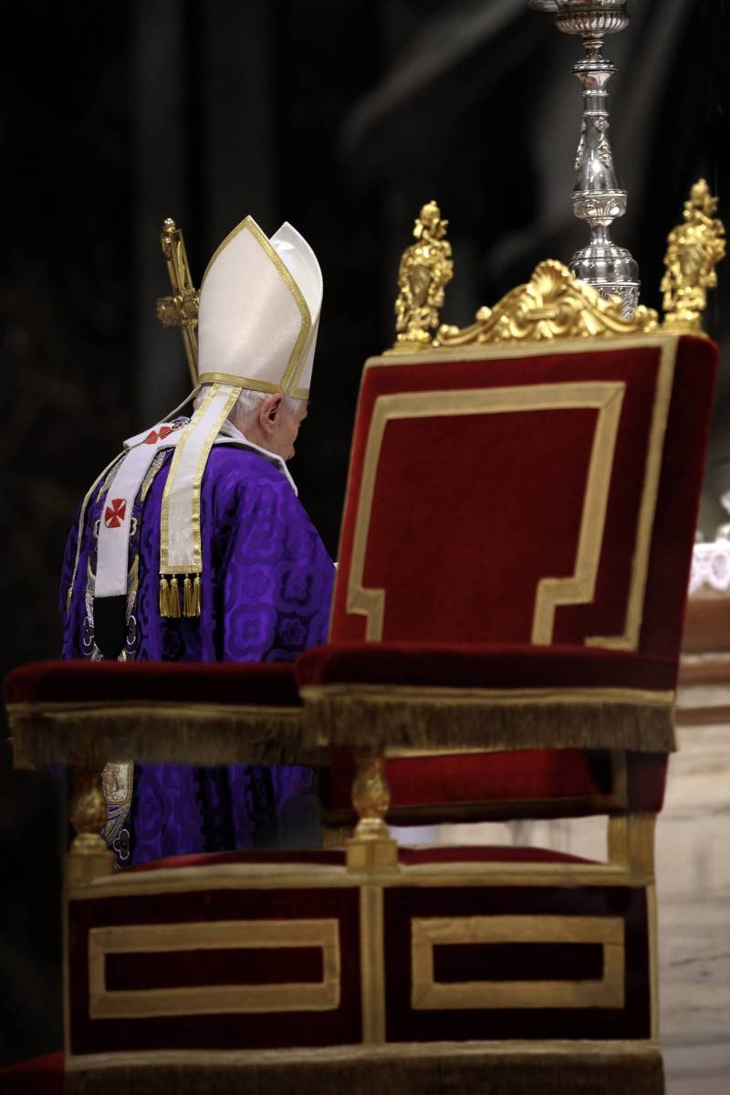 Gli ultimi tre giorni di papa Benedetto XVI