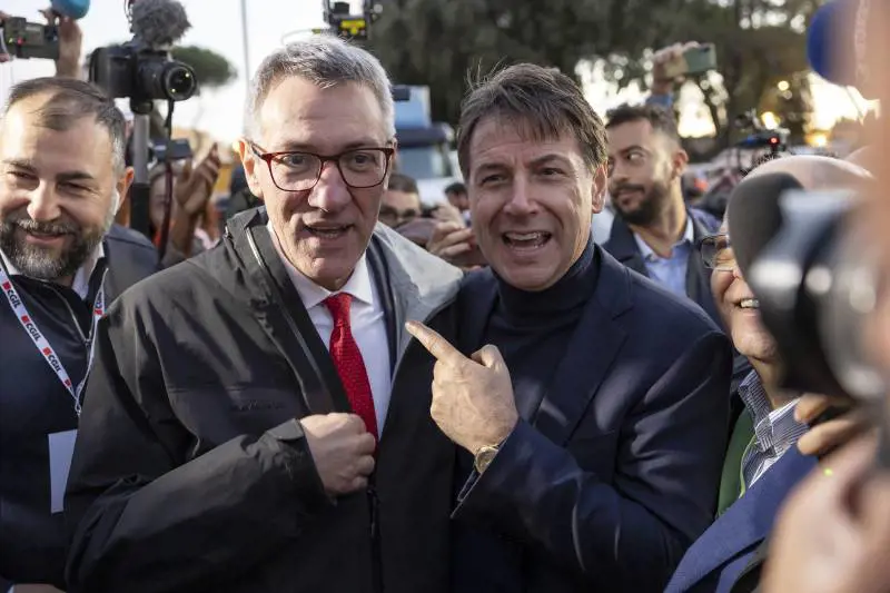 L'asse Conte-Landini: la Cgil scende in campo per il M5s nel Lazio