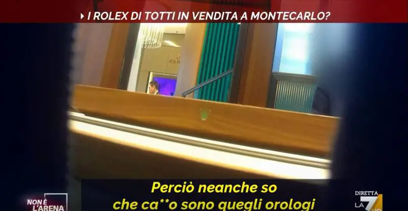 "Non so di chi ca... siano". Spunta l'audio di Totti sui Rolex