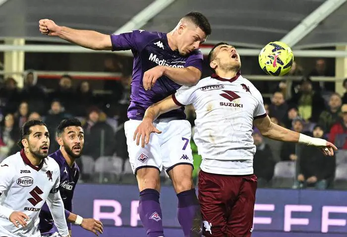 La rete del vantaggio di Luka Jovic
