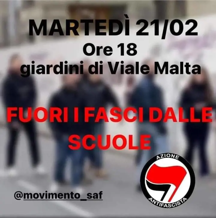 “Fuori i fasci dalle scuole”. Così la sinistra esige la supremazia ideologica